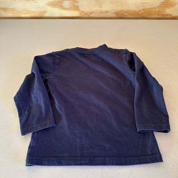 Initially Geaux Navy Kids Shirt with Embroidered Design - Picture 5 of 5